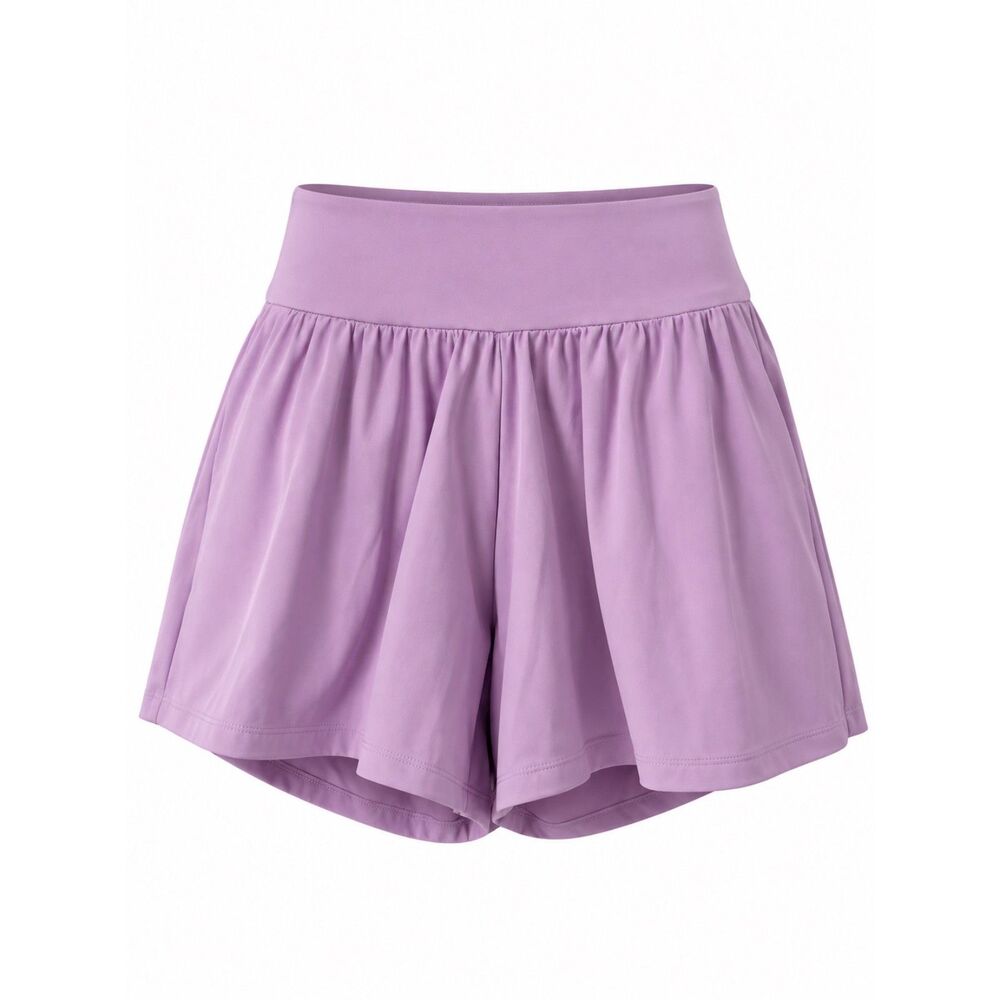 Halara Lavender High Waist Flowy Athletic Shorts S Tennis Pickleball Running Gym